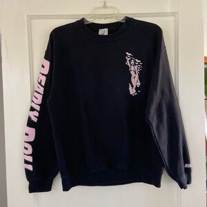 Deadly Doll Jesse Jo Stark Sweatshirt Women’s Med Chrome Hearts Unisex Black